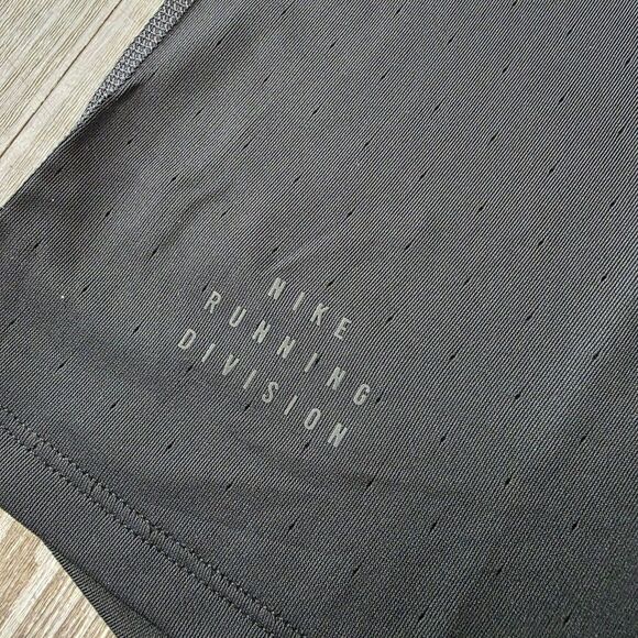 Nike Running Division Moth See Through Tee Shirt S Black Dri-Fit ADV FQ3091-010 - Picture 5 of 16